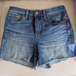 Madewell High Rise Denim Shorts